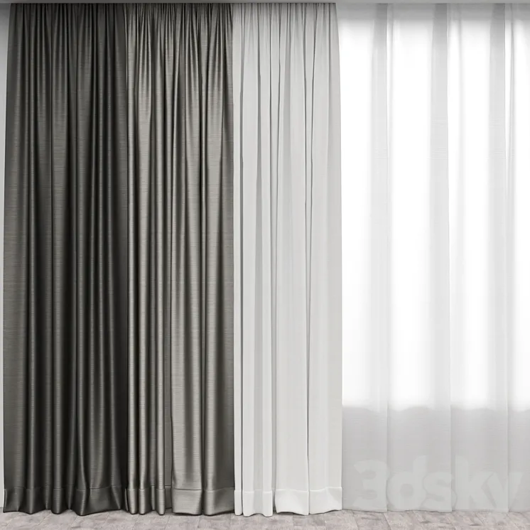Curtain 3 3DS Max