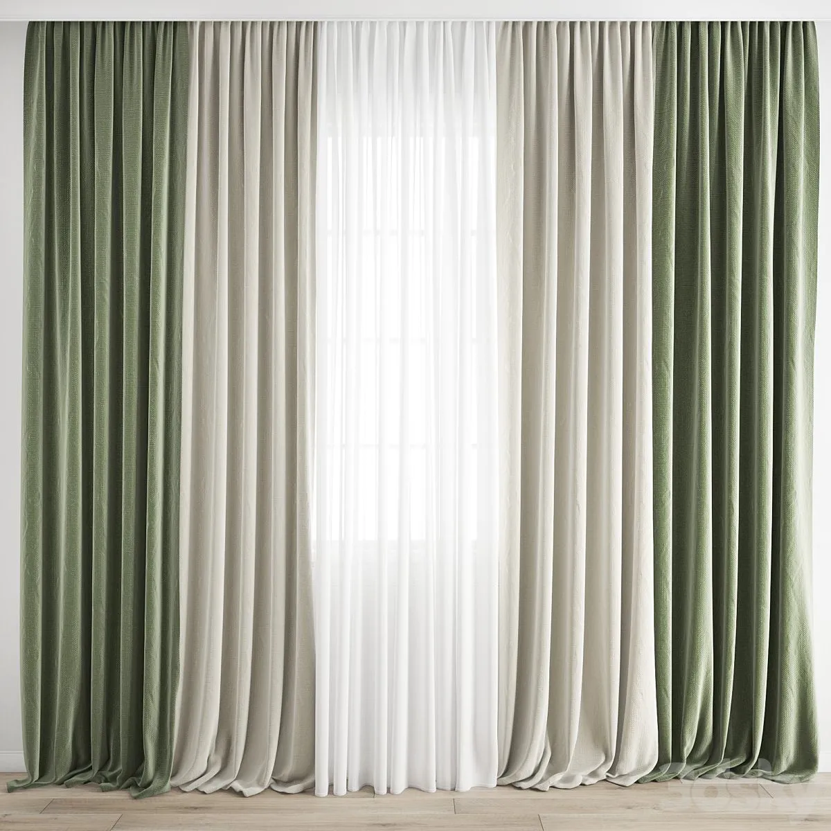 Curtain 300 3dsMax Model