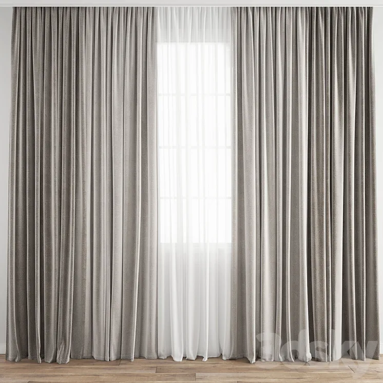 Curtain 303 3DS Max