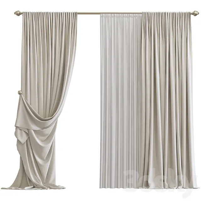 Curtain #314 3DS Max Model