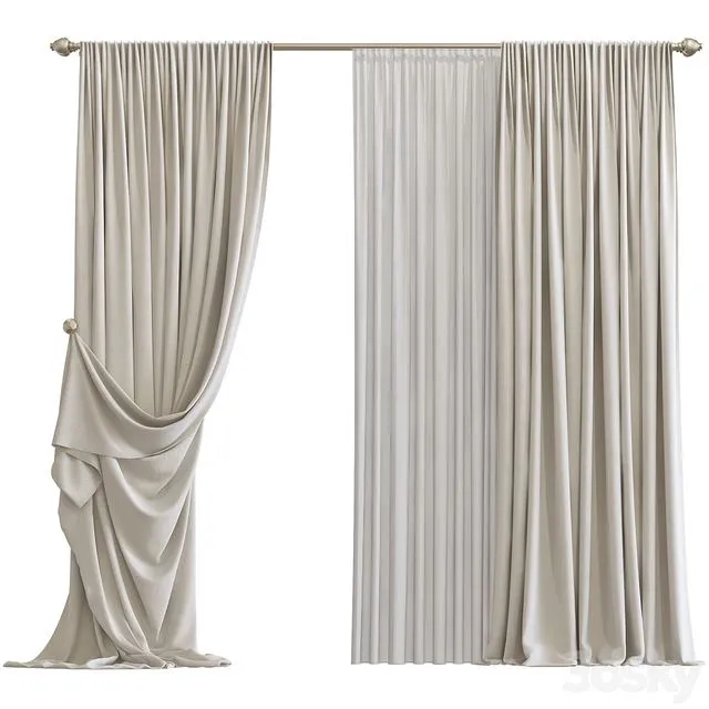Curtain 314 3dsMax Model