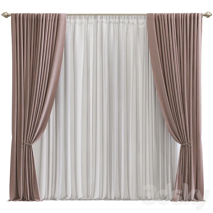 Curtain #324 3DS Max Model
