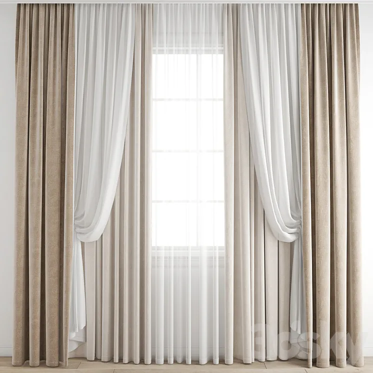 Curtain 329 3DS Max Model
