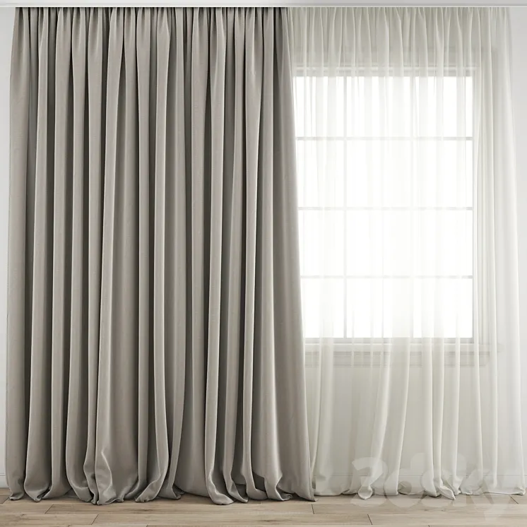 Curtain 331 3DS Max Model