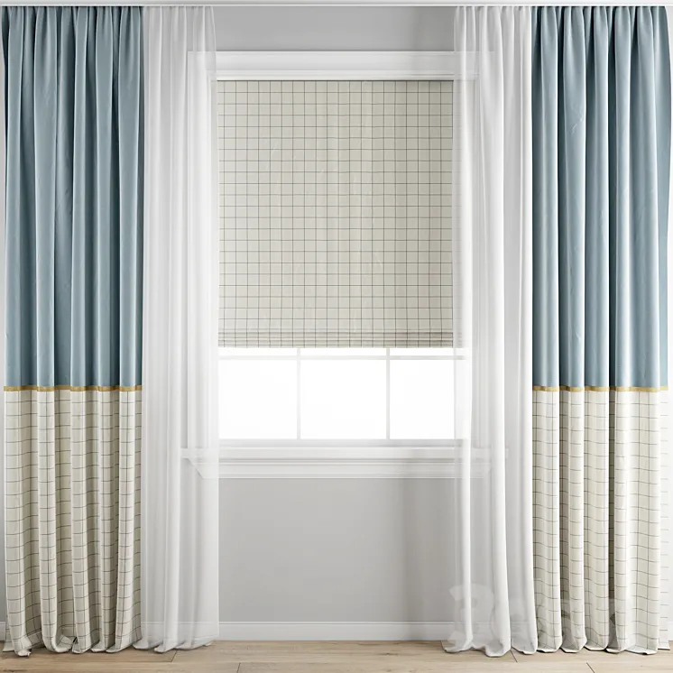 Curtain 332 3DS Max Model