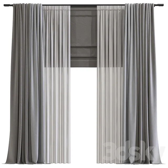 Curtain #334 3ds Max