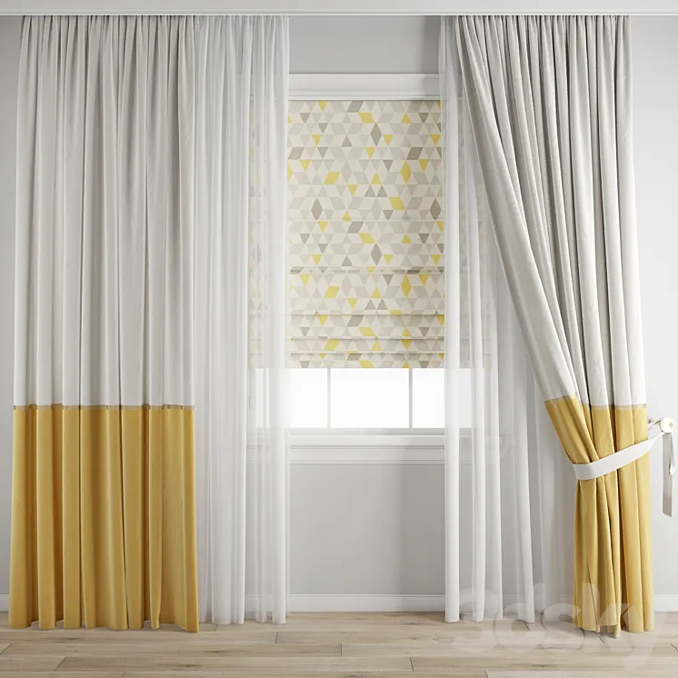 Curtain 338 3DS Max Model