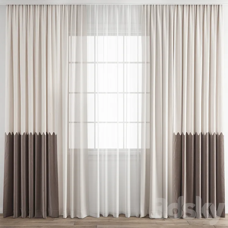 Curtain 360 3DS Max