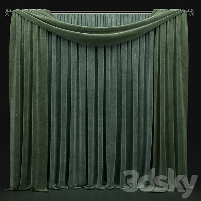 Curtain 363 3DS Max Model