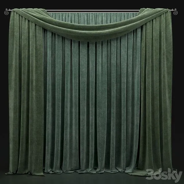 Curtain 363 3dsMax Model