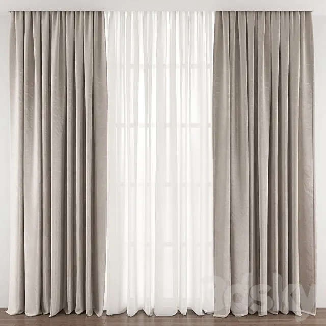 Curtain 369 3DSMax File