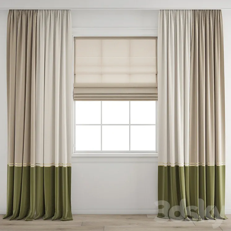 Curtain 370 3DS Max