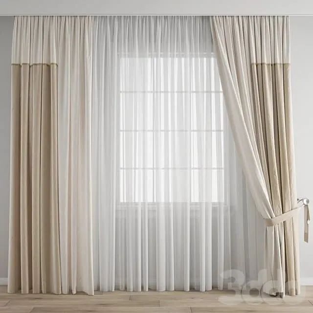 Curtain 371 3dsMax Model