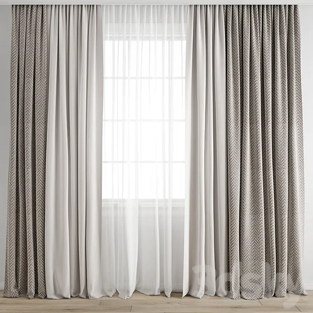 Curtain 372 3DSMax File