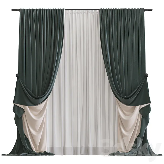 Curtain #375 3ds Max