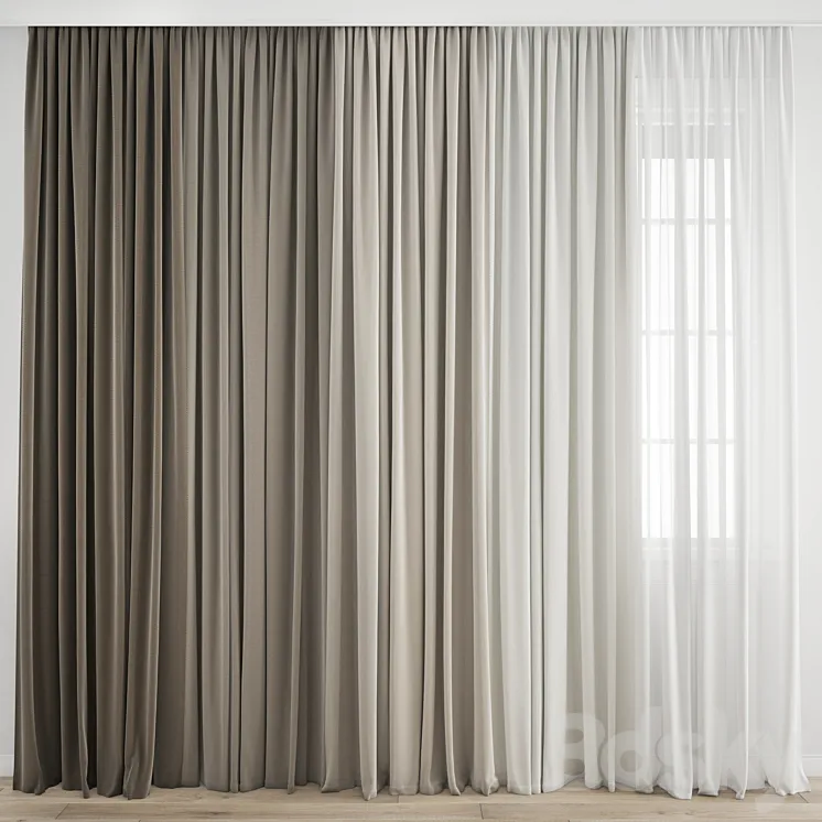 Curtain 375 3DS Max