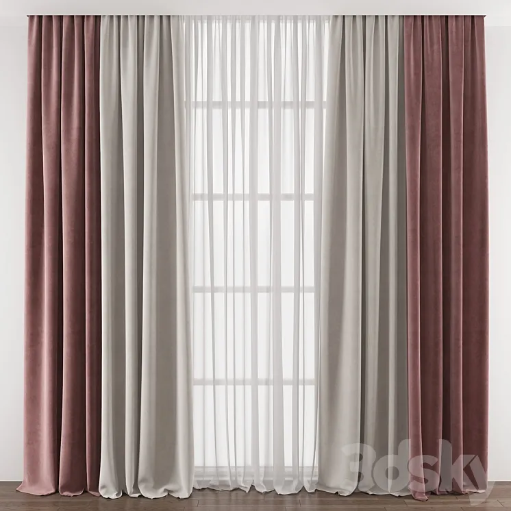 Curtain 386 3DS Max