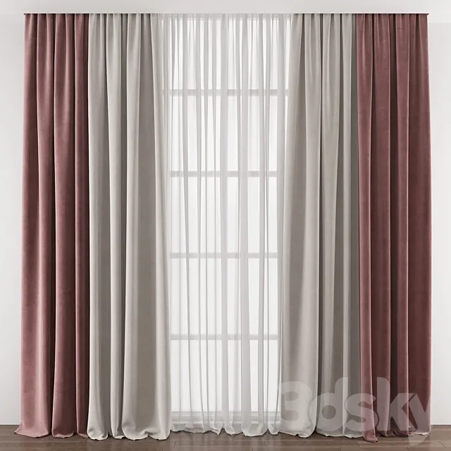 Curtain 386 3DSMax File