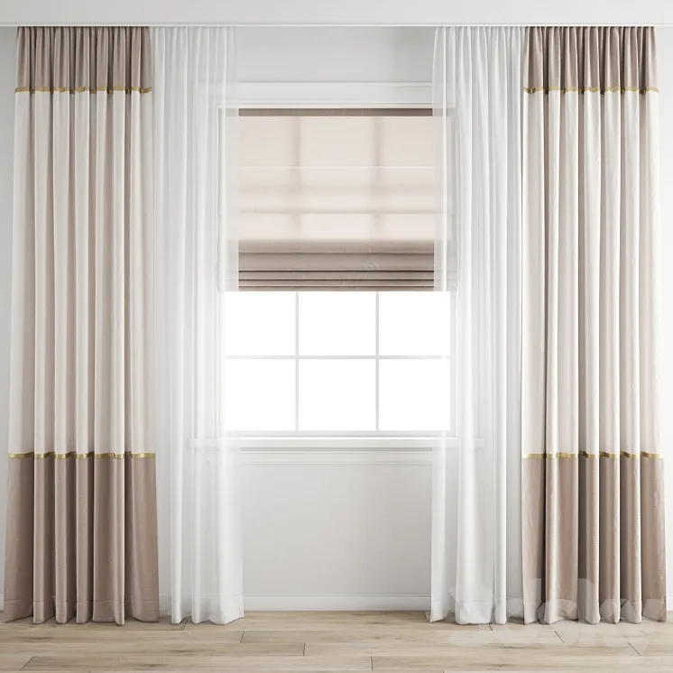Curtain 389 3DS Max