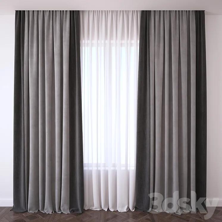 Curtain 3DS Max