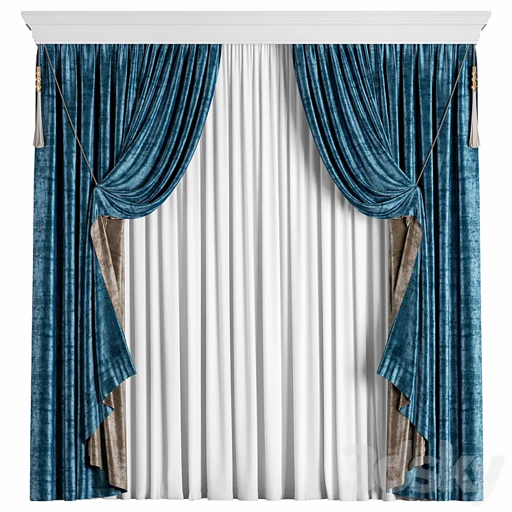 Curtain 3DS Max Model