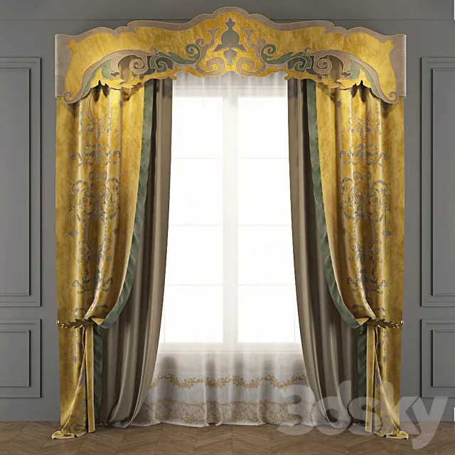 curtain 3ds Max