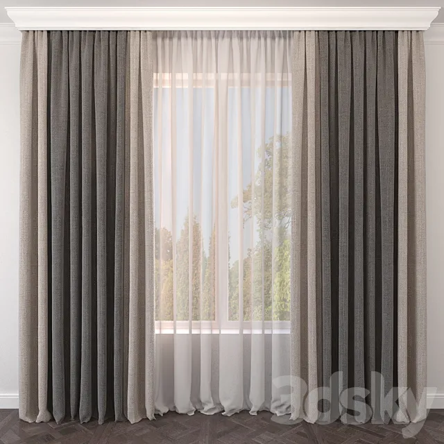 Curtain 3ds Max