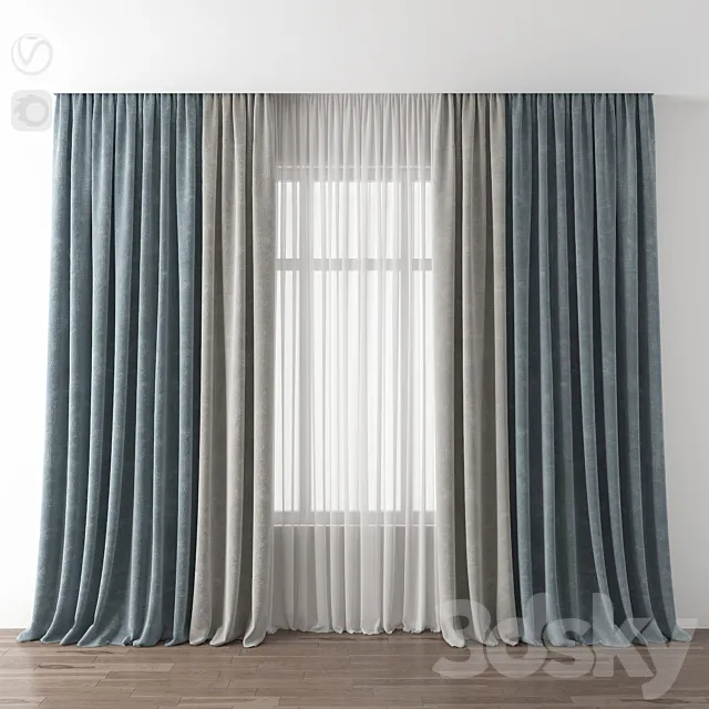 Curtain 3ds Max