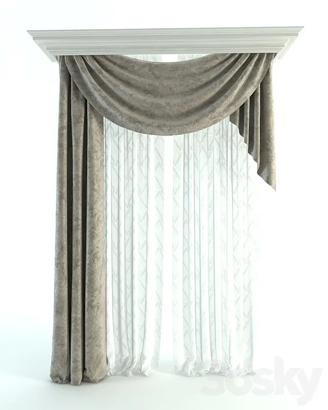 Curtain 3ds Max