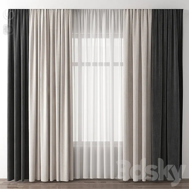 Curtain 3DS Max Model