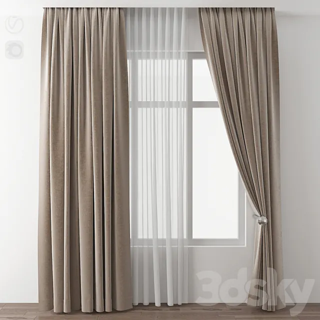 Curtain 3DS Max Model