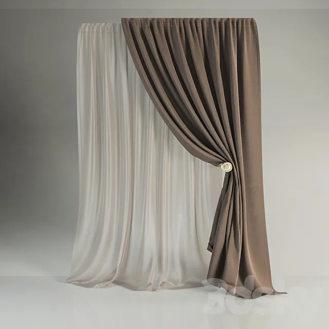 curtain 3DS Max Model