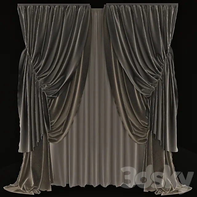 Curtain 3DS Max Model