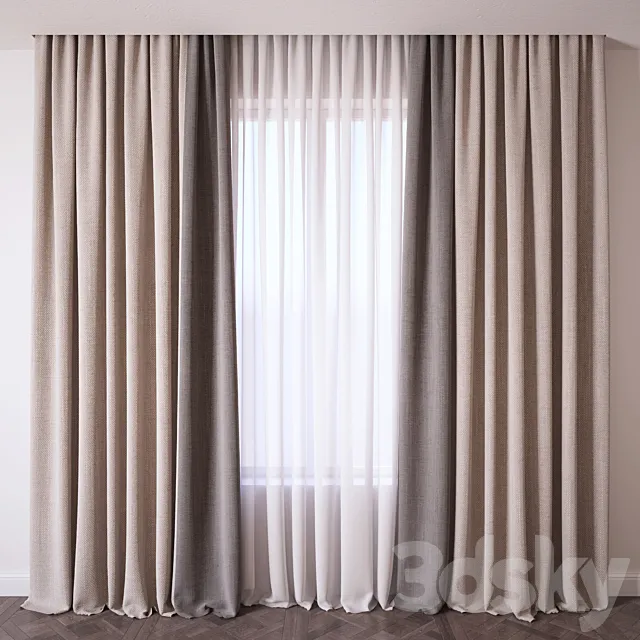 Curtain 3DS Max Model