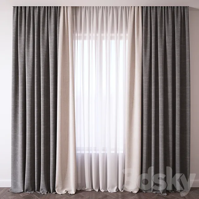 Curtain 3DSMax File