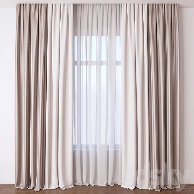 Curtain 3DSMax File