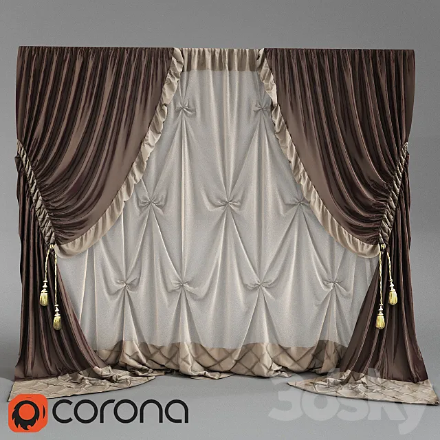 Curtain 3DSMax File