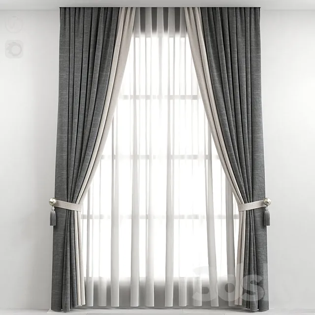 Curtain 3DSMax File