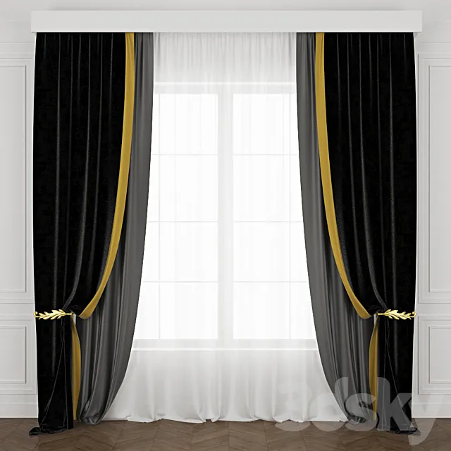 curtain 3DSMax File