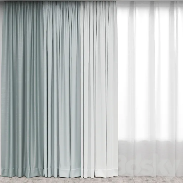 Curtain 4 3ds Max