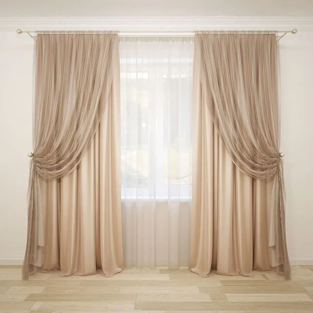 Curtain-4 3dsMax Model