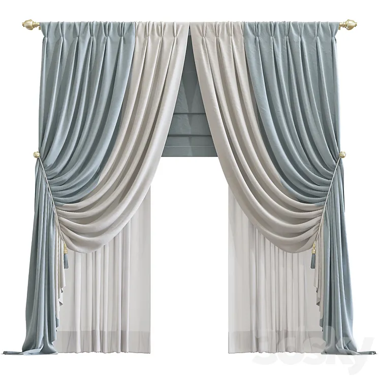 Curtain #4 3DS Max Model