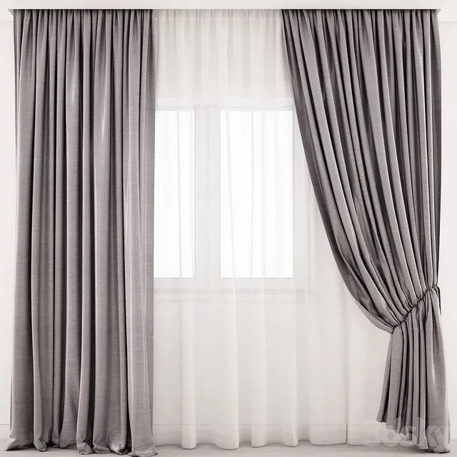 Curtain 40 3dsMax Model