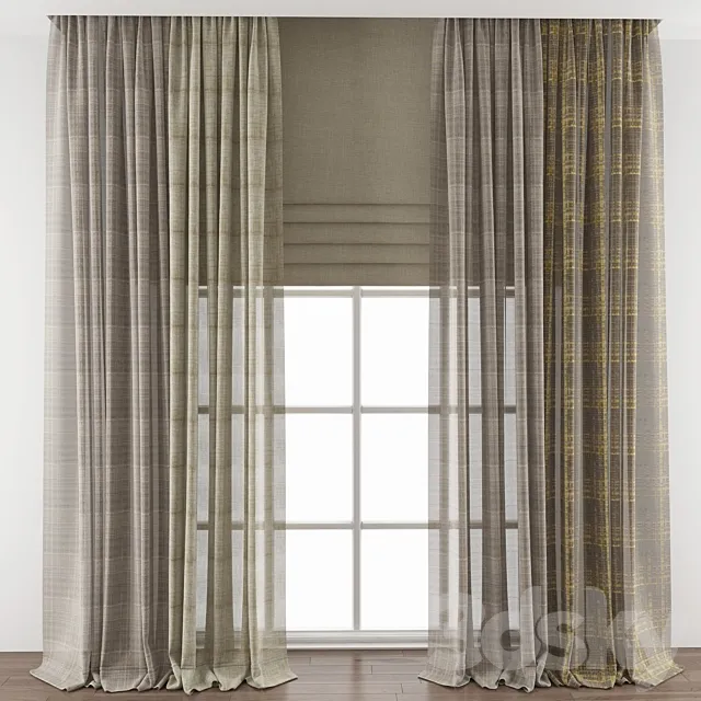 Curtain 402 3ds Max