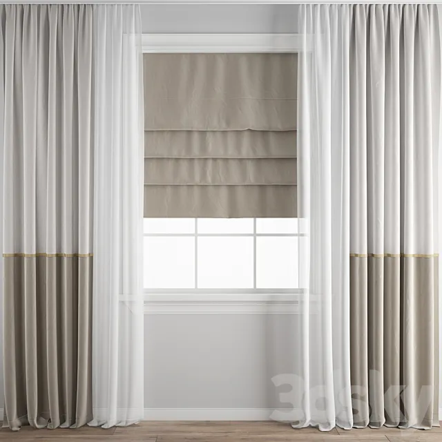 Curtain 403 3ds Max