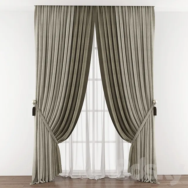 Curtain 404 3ds Max