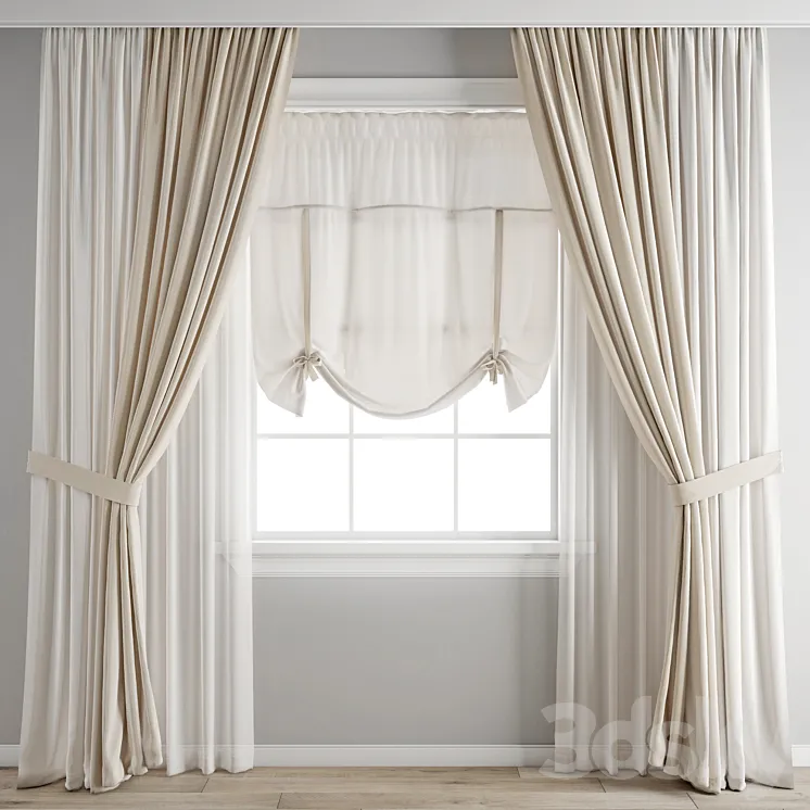 Curtain 413 3DS Max Model