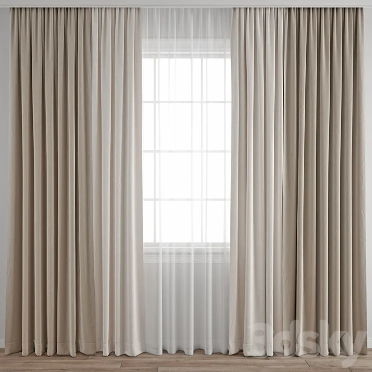 Curtain 415 3DS Max Model