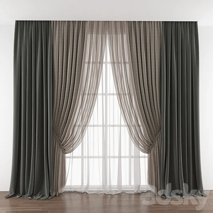 Curtain 415 3DS Max