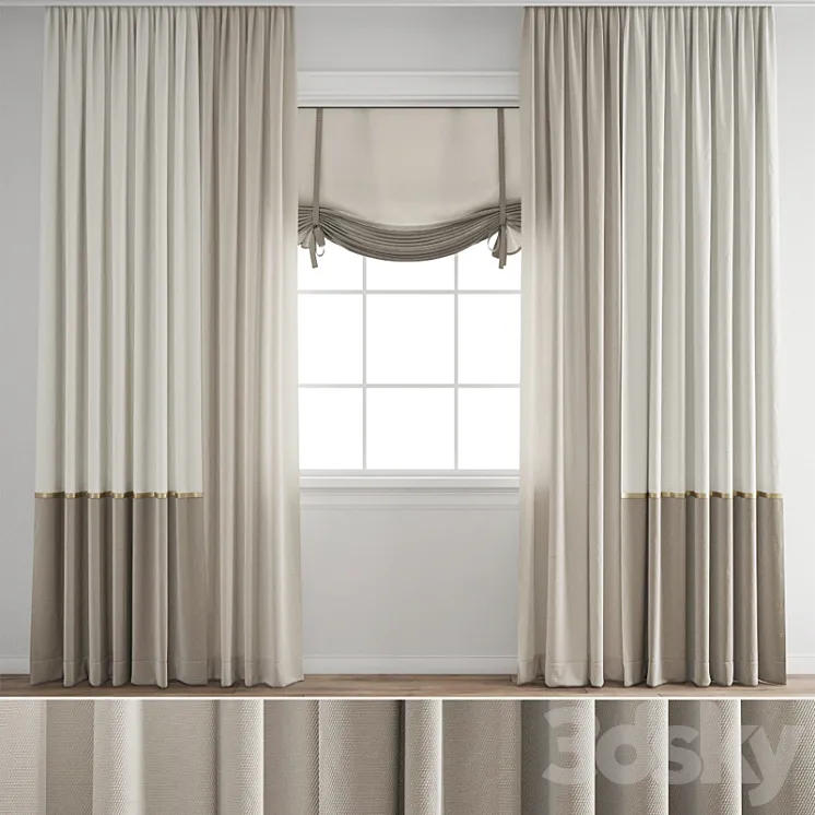 Curtain 416 3DS Max Model
